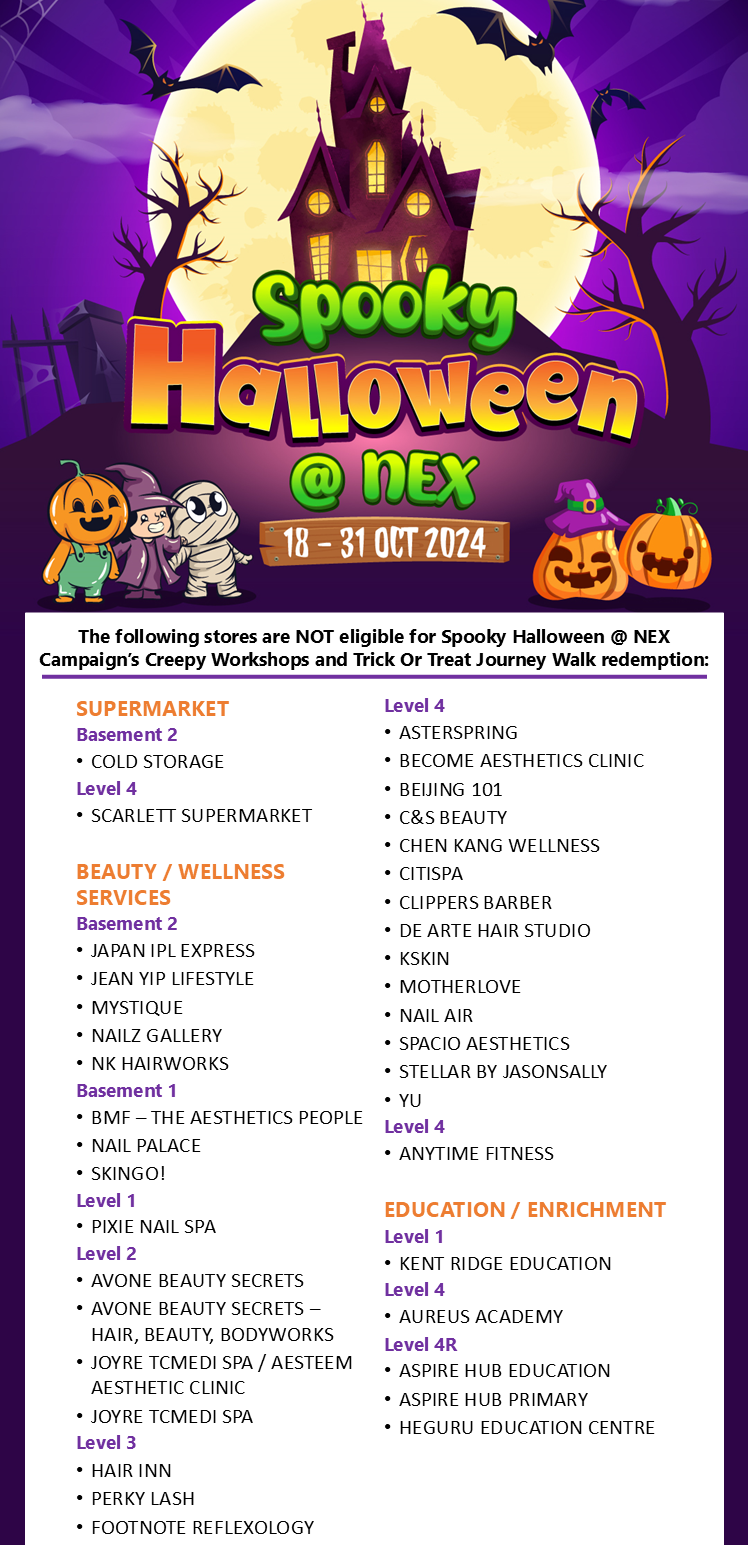 halloween non-eligible list