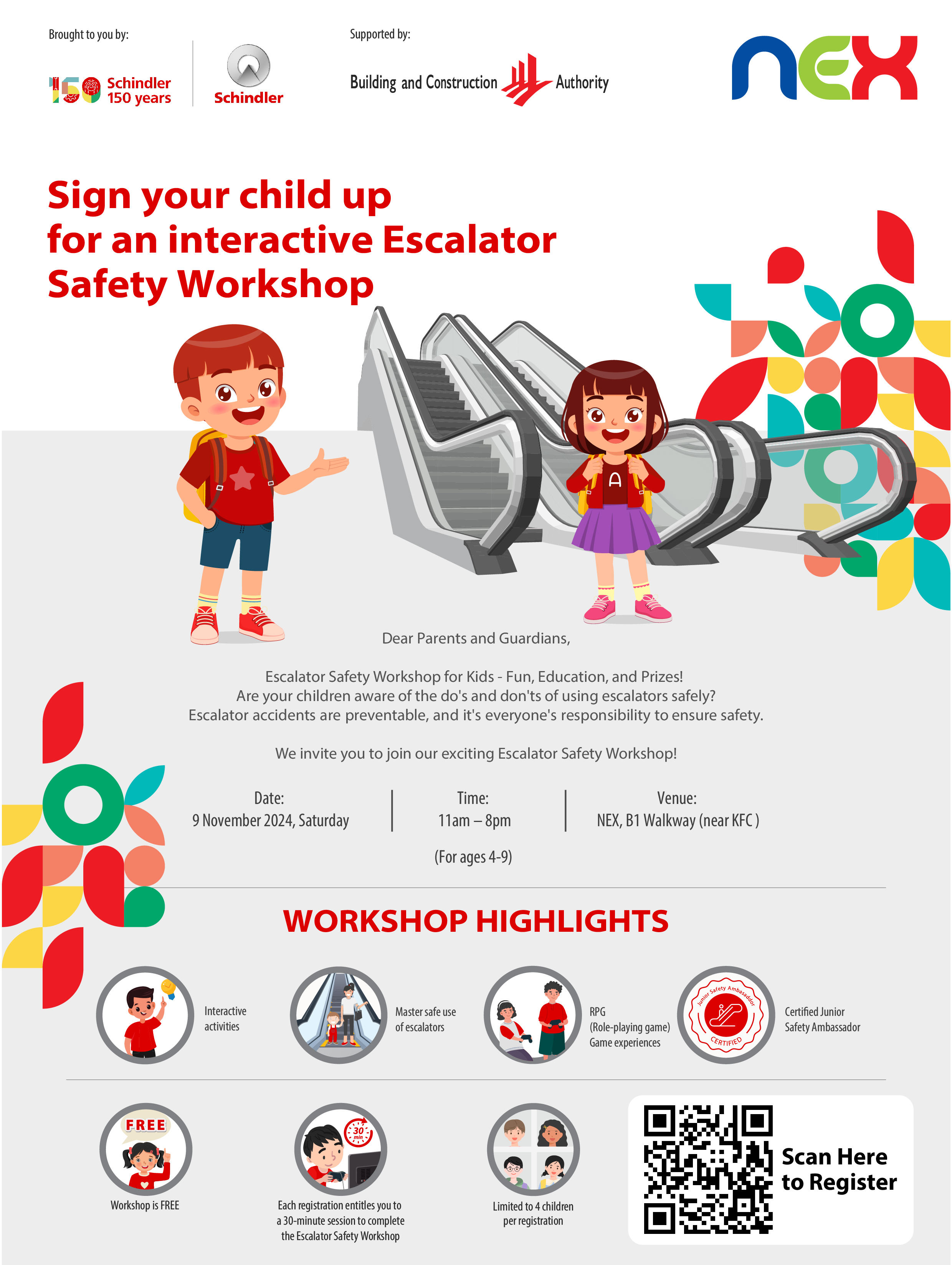 Schindler Safety Workshop-03 A4 poster