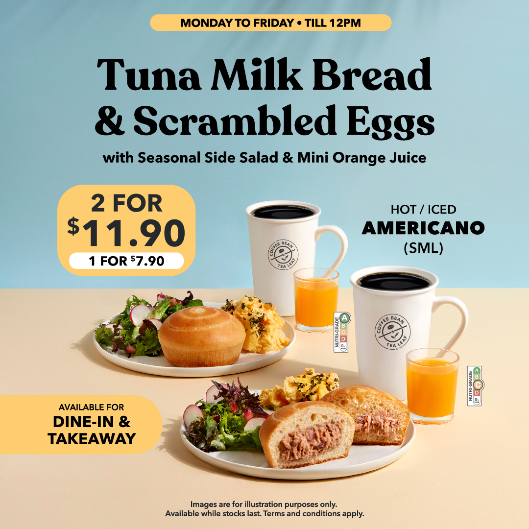 The Coffee Bean  Tea Leaf - February Weekday Breakfast