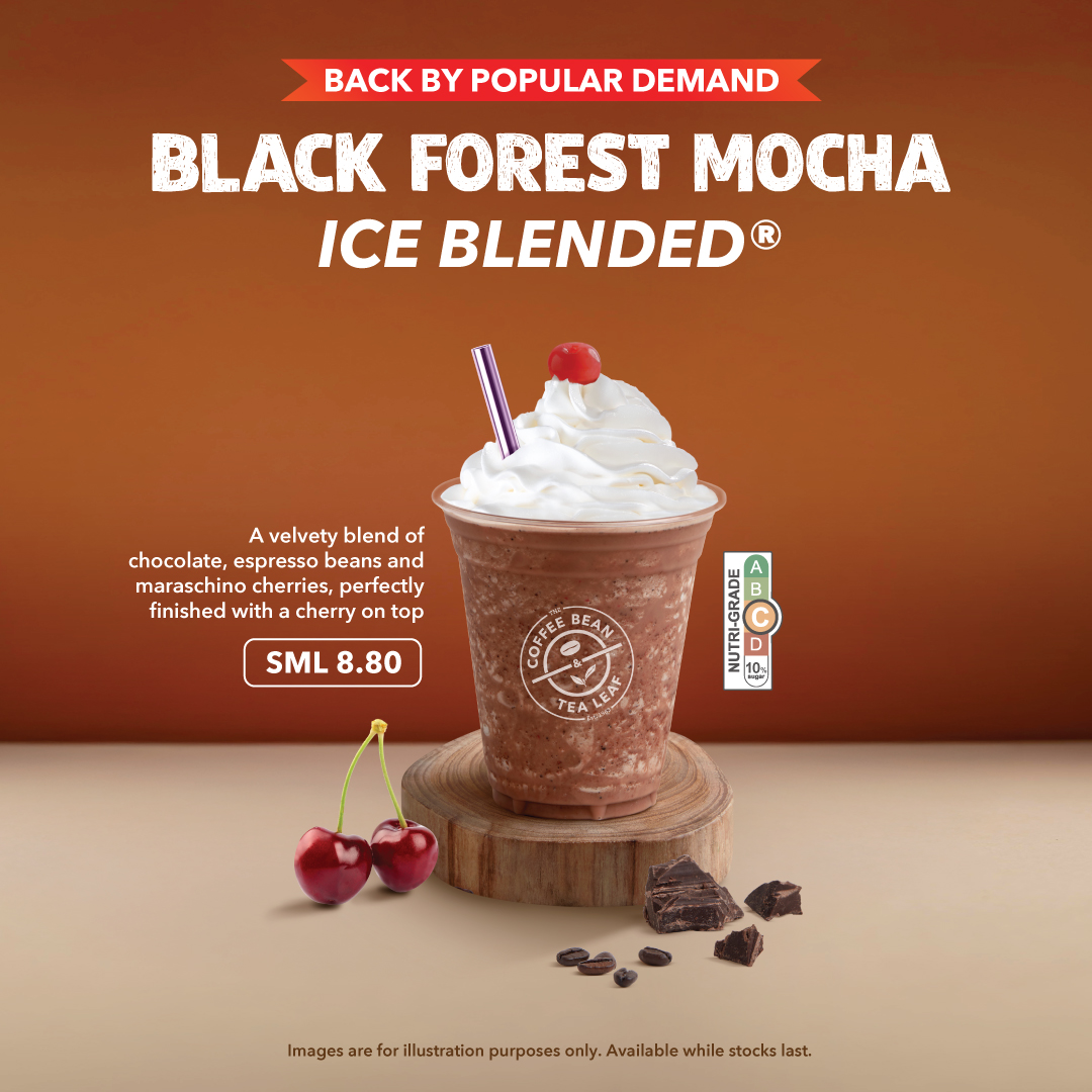 The Coffee Bean  Tea Leaf - Black Forest Mocha Ice Blended